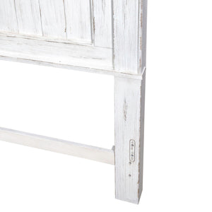 Liberty Furniture River Place Queen Mansion Panel Headboard in Riverstone White