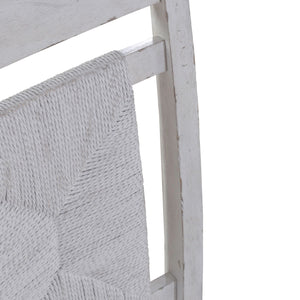 Liberty Furniture River Place Panel Back Dining Side Chair in Riverstone White