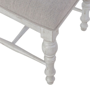 Liberty Furniture River Place Panel Back Dining Side Chair in Riverstone White