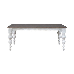 Liberty Furniture River Place Rectangular Dining Table in Riverstone White