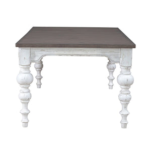 Liberty Furniture River Place Rectangular Dining Table in Riverstone White