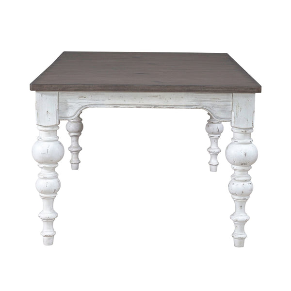 Liberty Furniture River Place Rectangular Dining Table in Riverstone White