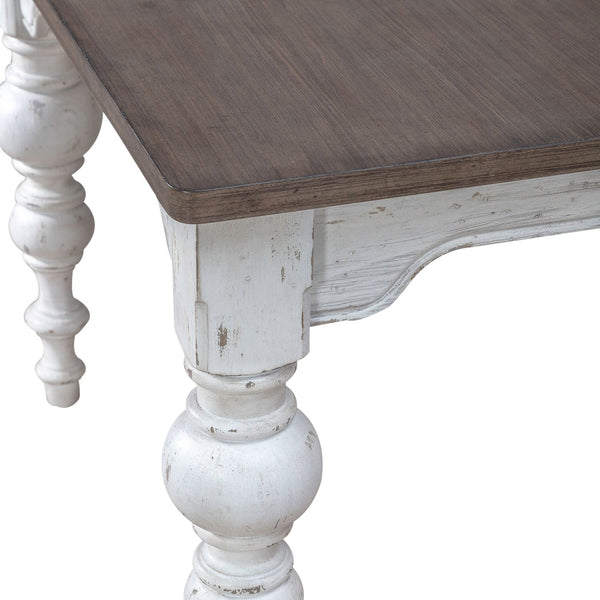 Liberty Furniture River Place Rectangular Dining Table in Riverstone White