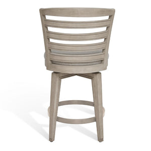 American Woodcrafters Heritage Coast Round 5-Piece Counter-Height Dining Set Sea Oat