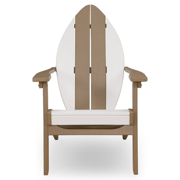John Thomas Parks Outdoor Living Cape May Folding Surfboard Adirondack Chair