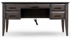 Heritage Serenity Bellamy Lane Mahogany 5-Drawer Desk with USB