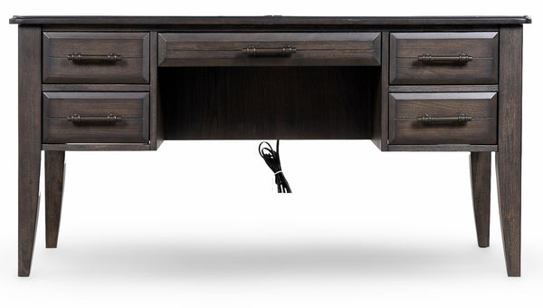 Heritage Serenity Bellamy Lane Mahogany 5-Drawer Desk with USB