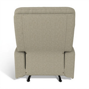 Best Chair Nika Manual Fabric Rocker Recliner in Cappucino