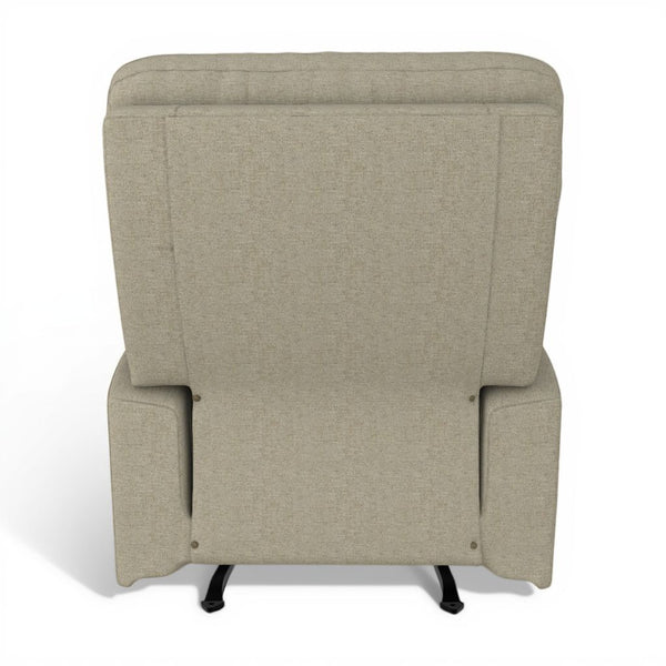 Best Chair Nika Manual Fabric Rocker Recliner in Cappucino