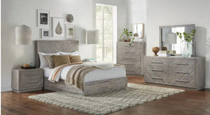 Modus Alexandra Rustic Latte King Headboard
