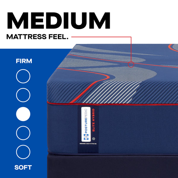 Sealy Posturepedic Elite Albany II Hybrid Medium Queen Mattress