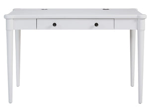 Heritage Coastal Breeze Living 48 Inch Writing Desk with Storage Drawer in White Finish