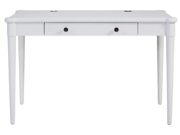 Heritage Coastal Breeze Living 48 Inch Writing Desk with Storage Drawer in White Finish