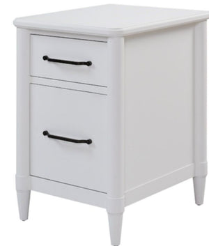 Heritage Coastal Breeze Living Filing Cabinet in White Finish