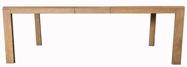 Heritage Serenity Leg Dining Table with Leaf & Rounded Waterfall Edges in Latte Finish