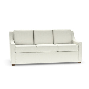 American Leather Perry Comfort Sleeper Queen Plus Size 3-Seat Sofa in Handwoven Beige