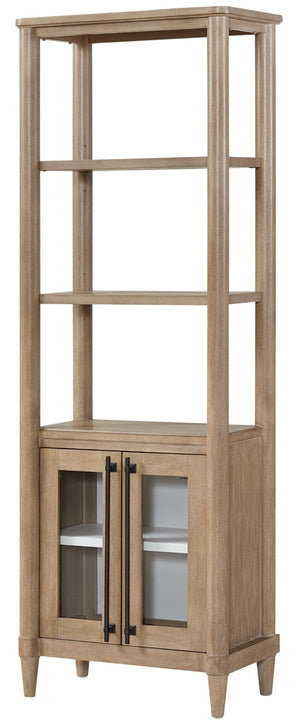 Heritage Coastal Breeze Living 2-Door Pier Cabinet in Sand Finish