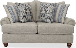 Craftmaster Essentials Kais Fabric Traditional Stationary Loveseat