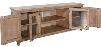 Sunny Designs Vivian Desert Rock 74 Inch Media TV Stand Console