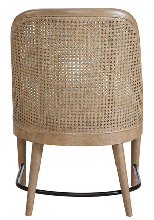 Heritage Coastal Breeze Living Cane Back Host Chair in Sand Finish