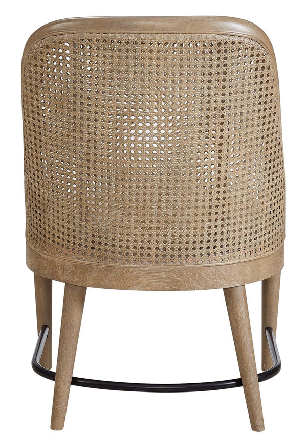 Heritage Coastal Breeze Living Cane Back Host Chair in Sand Finish