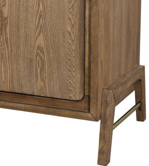Heritage Serenity 46 Inch 2-Door Server with USB in Latte Finish