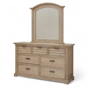 American Woodcrafters Heritage Coast Mirror Sea Oat