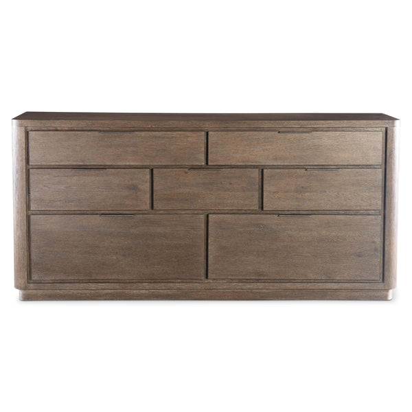 Bernhardt Outline 7-Drawer Dresser in Cassel Brown