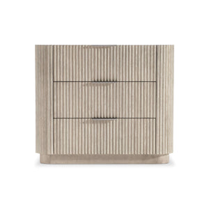 Bernhardt Lucerne Large 3-Drawer Nightstand in Alba Finish with USB Charging