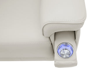 Moto Motion Harmony Recliner with Home Theater & Multi Media & Air Massage, 3-Zone Heating & Zero Gravity In Sorrento Dove Leather