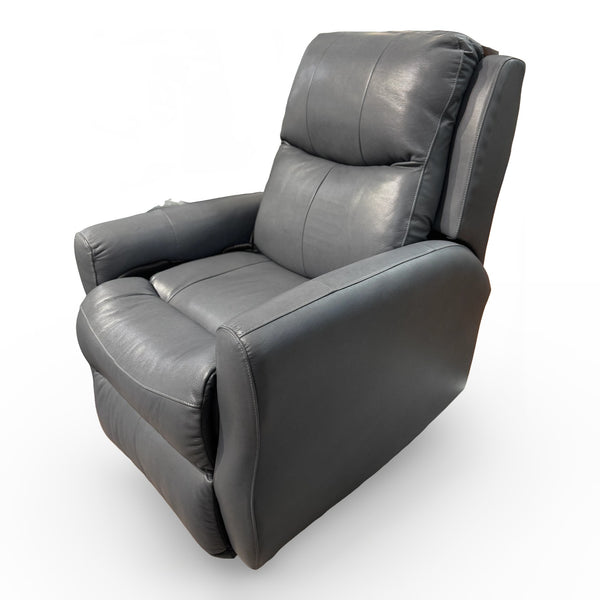 Southern Motion Fame Maximus Blue Sky Leather Power Rocker Recliner