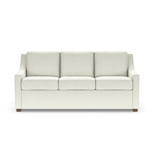 American Leather Perry Comfort Sleeper Queen Plus Size 3-Seat Sofa in Handwoven Beige