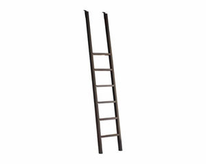 Martin Furniture Toulouse Aged Ebony Two Bookcases with Ladder Set