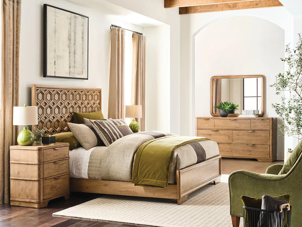 American Drew Summit Canyon Basalt King Panel Headboard