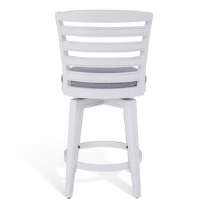 American Woodcrafters Heritage Coast 5-Piece Round Counter-Height Dining Set Coastal White