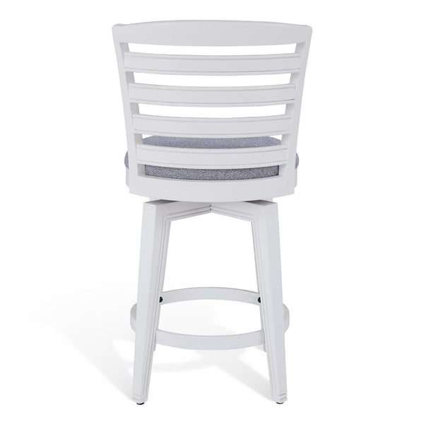 American Woodcrafters Heritage Coast 5-Piece Round Counter-Height Dining Set Coastal White