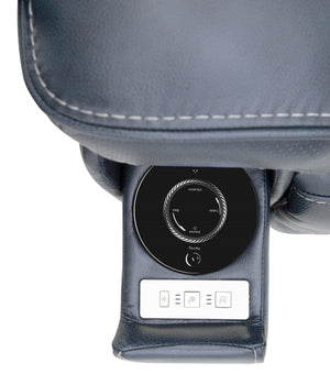 Moto Motion Harmony Recliner with Home Theater Immersive Multi Media, Air Massage, 3-Zone Heating & Zero Gravity In Sorrento Ocean Leather