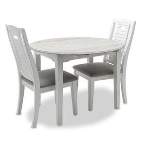 Seawinds Islamorada Drop Leaf Dining Table Dapple Grey Finish