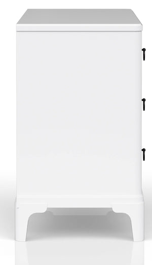 Heritage Coastal Breeze Living 3-Drawer Hall Chest in White Finish
