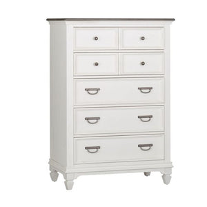 Liberty Furniture Allyson Park Wire Brushed White 5-Drawer Chest