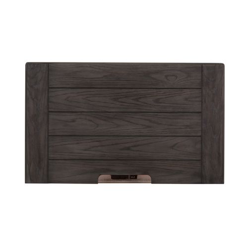 Liberty Furniture Allyson Park Wire Brushed White 3-Door Whie Nightstand with Charging Station