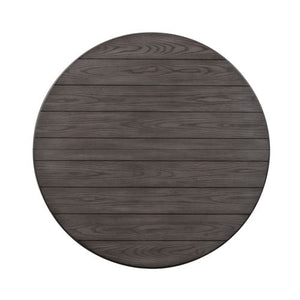 Liberty Allyson Park Wire Brushed White Round Dining Table with Charcoal Top & 4 Slat Back Side Chairs