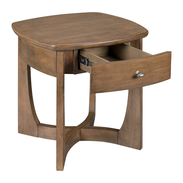 Liberty Furniture Bexley End Table in Tuscan Brown
