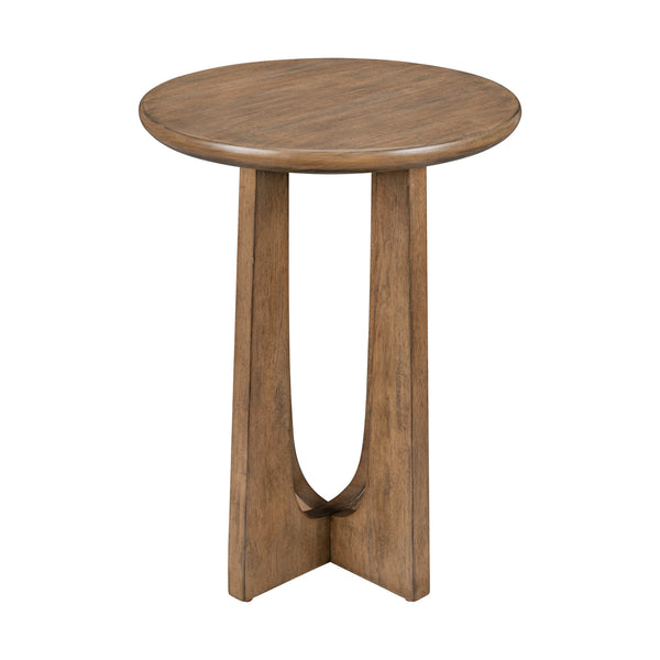 Liberty Furniture Bexley Chairside Table in Tuscan Brown