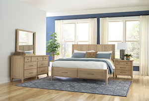 napa furniture aria king complete storage bed in natural sand