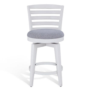 American Woodcrafters Heritage Coast 5-Piece Round Counter-Height Dining Set Coastal White
