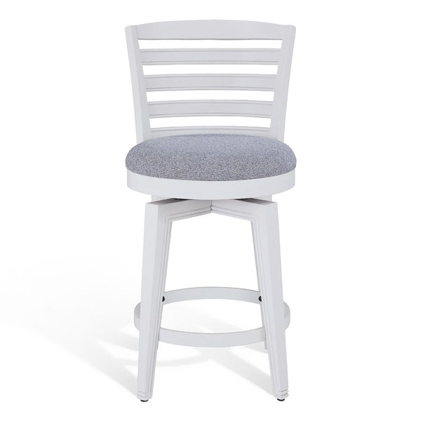 American Woodcrafters Heritage Coast 5-Piece Round Counter-Height Dining Set Coastal White