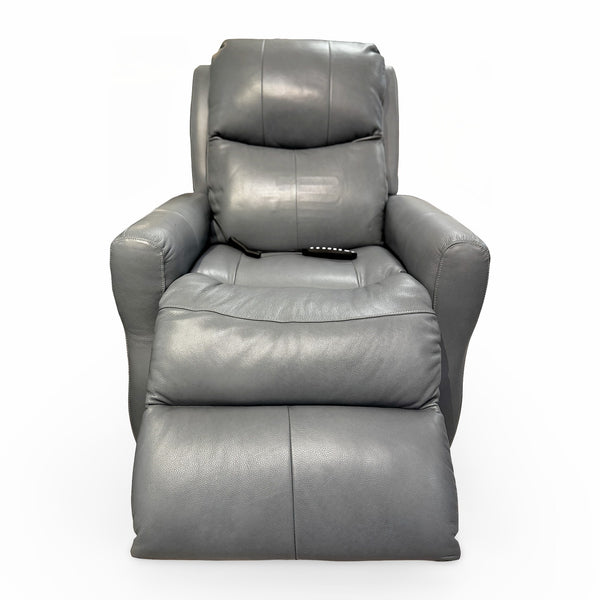 Southern Motion Fame Maximus Blue Sky Leather Power Rocker Recliner