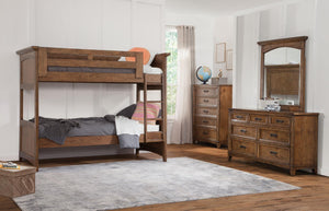 American Woodcrafters Oakdale Mirror Honey Oak