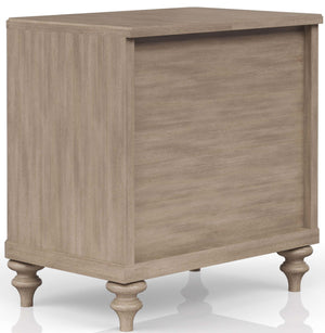 Heritage Coastal Breeze Living 3-Drawer Nightstand with USB in Wire Brushed Sand Finish
